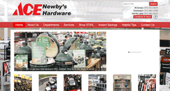 Desktop Screenshot of newbysacehardware.com